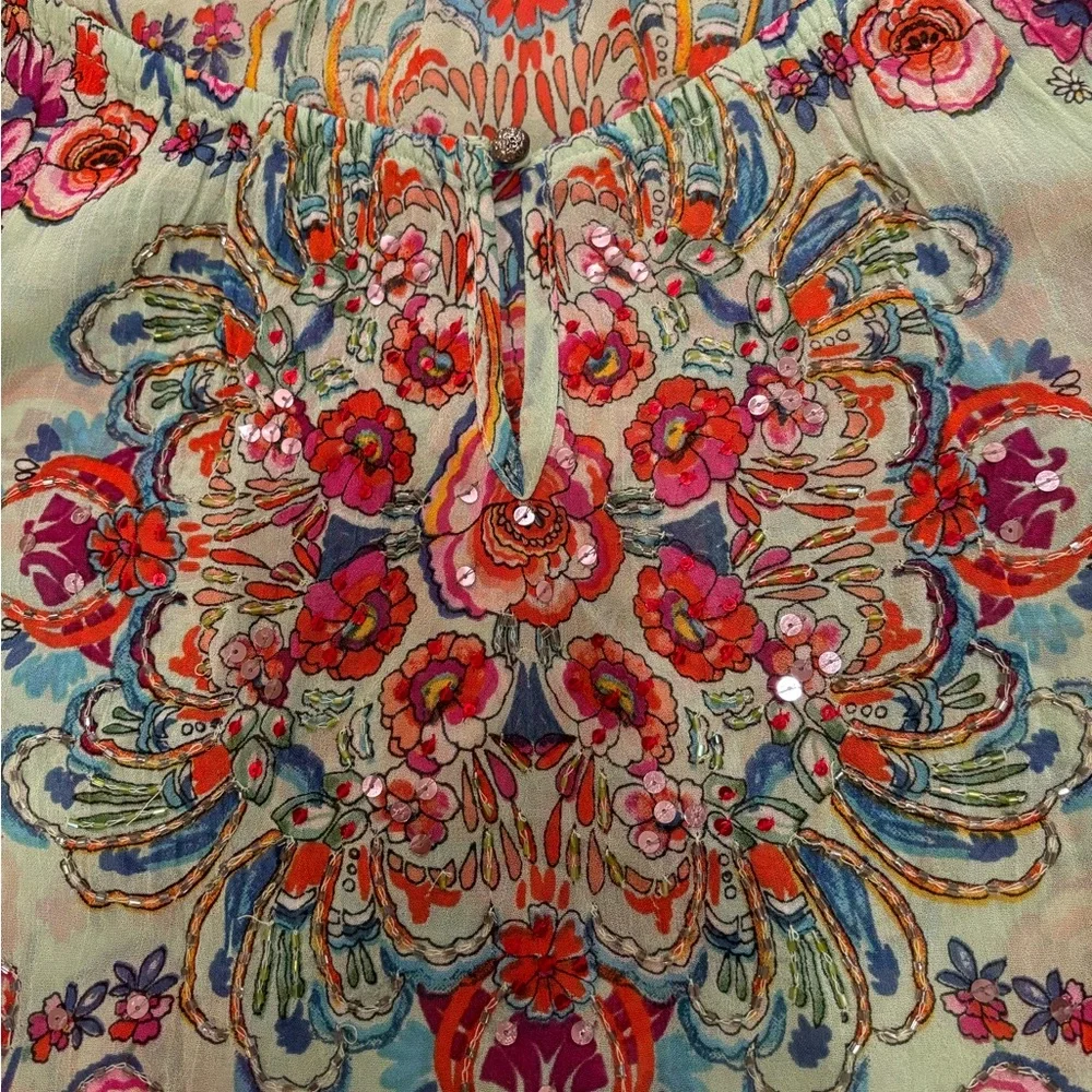 Bila Flowy and Flowery and Sequined Top - Picture 5 of 7